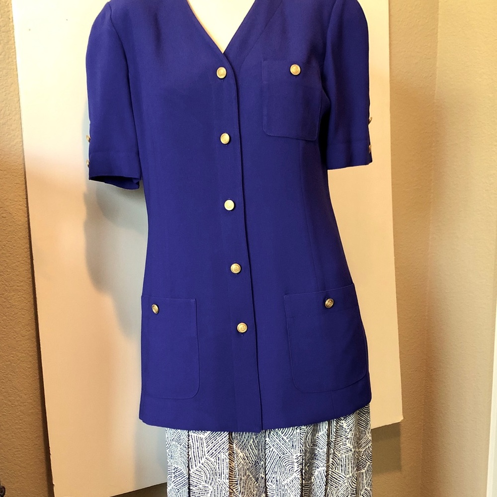 Liz Claiborne Skirt Suit Set Blazer Business Work
